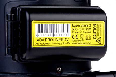 Купить Лазерный уровень ADA PROLiner 4V фото №12
