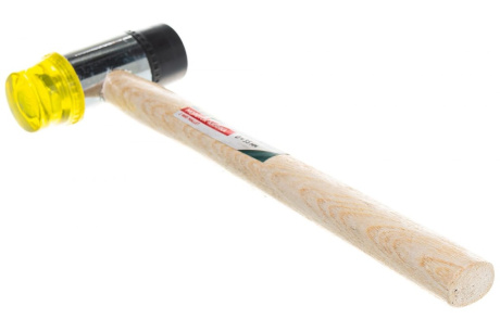 Купить Молоток-киянка сборочный пластиковый  деревянная ручка 35 мм 45535 фото №3