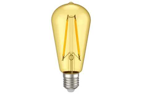 Купить Лампа светодиодная ST64 ретро золото 8Вт 230В 2700К E27 серия 360°  IEK фото №1
