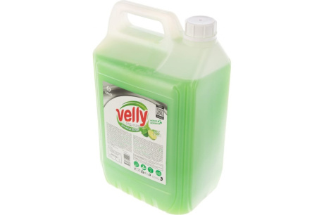 Купить Средство для мытья посуды GRASS "Velly Premium" лайм и мята 5кг концентрированное 125425 фото №4