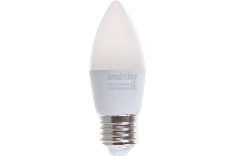 Купить Лампа светодиодная Smartbuy  свеча  С37  Е27  9 5 Вт  4000К фото №4