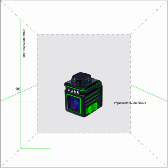 Купить Лазерный уровень ADA CUBE 360 GREEN Basic Edition фото №3