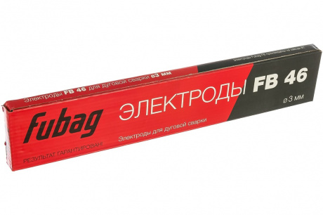 Купить Электроды Fubag с рутилово-целлюлозным покрытием FB 46 D 3.0мм (0.9 кг)  38856 фото №2