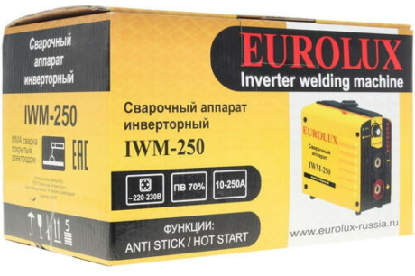 Купить Сварочный аппарат инверторный EUROLUX IWM250 фото №10