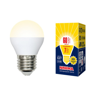 Купить Лампа LED-G45 шар 7W E27 3000K Norma фото №2