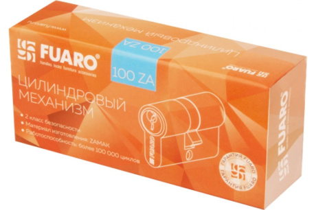 Купить Цилиндр "Fuaro" 100 ZA 70 mm  30х10х30  латунь 5кл  19771 фото №3