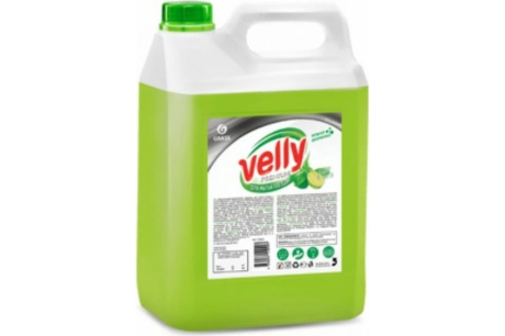 Купить Средство для мытья посуды GRASS "Velly Premium" лайм и мята 5кг концентрированное 125425 фото №2