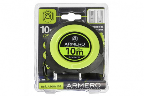 Купить Рулетка ARMERO с автоблокировкой 10м*25мм     A100/102 фото №2
