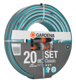 Купить Шланг Gardena Classic 1/2" 20 м + комплект     18004-20.000.00 фото №3