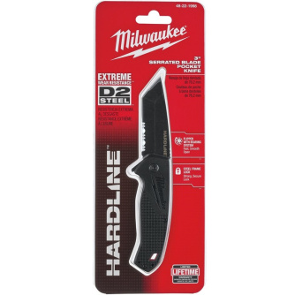 Купить Нож Milwaukee HARDLINE складной с серейтером D2 сталь   48221998 фото №7