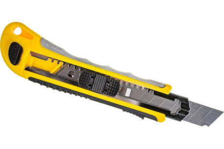 Купить Нож технический 18 мм усиленный  кассета 3 лезвия  автозамена лезвия  Профи FIT 10265 фото №1