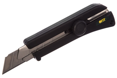Купить Нож технический 25 мм усиленный с вращ.прижимом  эластичн.ручка "Профи" 10325 фото №2