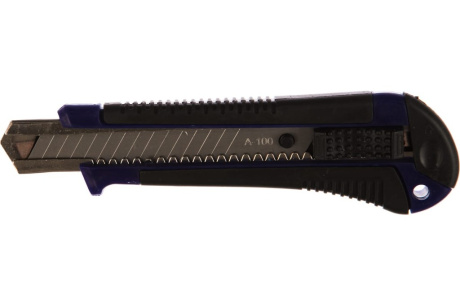 Купить Нож технический пластиковый обрезиненный 18 мм MOS 10197М 10197М фото №2