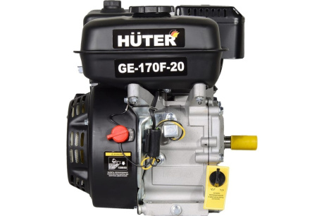 Купить Двигатель бензиновый HUTER GE-170F-20 20 шкив фото №4