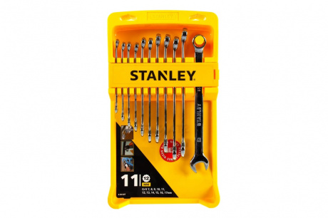 Купить Набор STANLEY из 11-ти удлиненных комбинированных гаечных ключей     4-94-647 фото №1