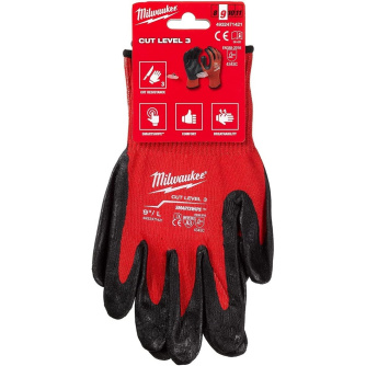 Купить Перчатки Milwaukee с защитой от порезов уровень 1 размер 9 (L) 12 пар. фото №3