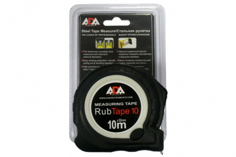 Купить Рулетка ударопрочная ADA RubTape 10 с полимерным покрытием ленты 10м фото №6