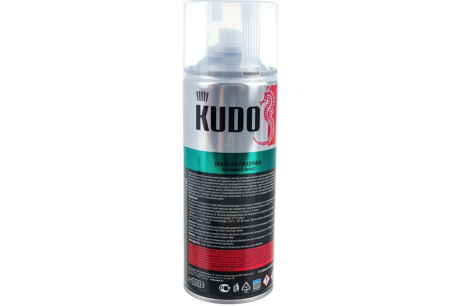 Купить KUDO Эмаль аэрозоль. молотковая по ржавчине чёрно-бронзовый 520мл  KU-3009 фото №3