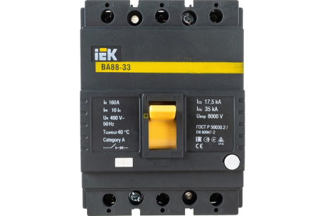 Купить Автоматический выключатель IEK 3п 160А ВА 88-33 ИЭК SVA20-3-0160 фото №4